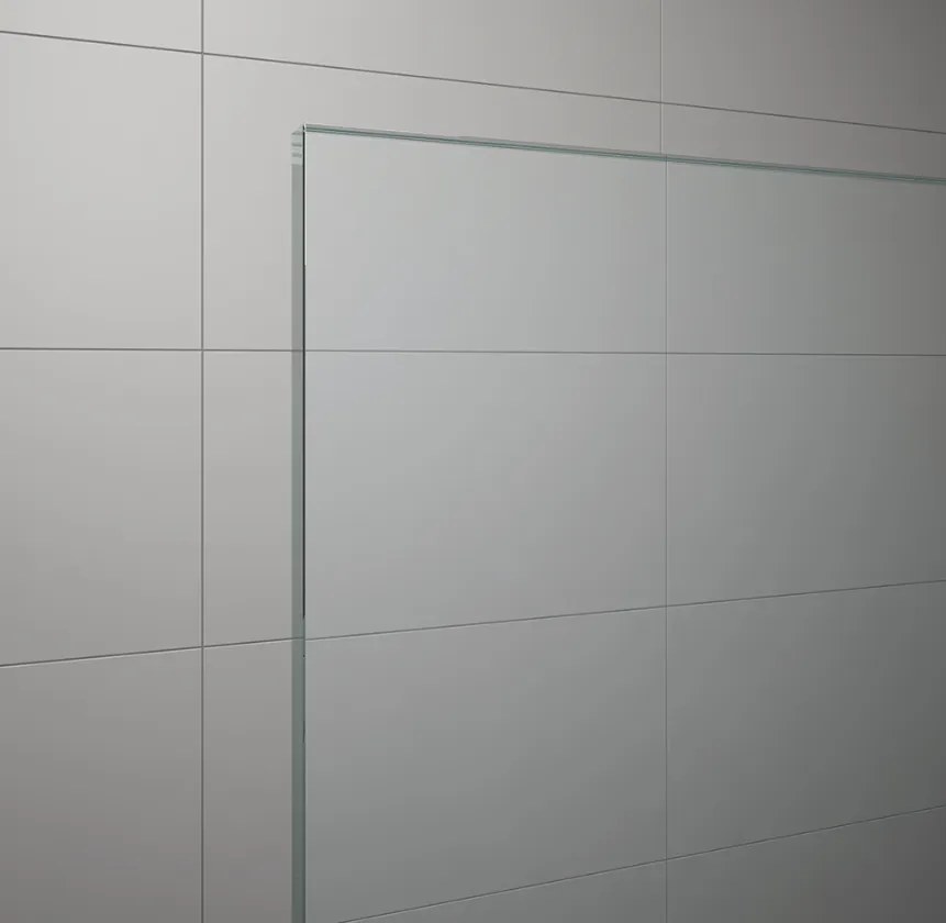 Paravan dus sticla walk-in 110x200 cm, bordeaux metal, sticla 8 mm, Ronal Easy D40 Bordeaux metal, 1100x2000 mm