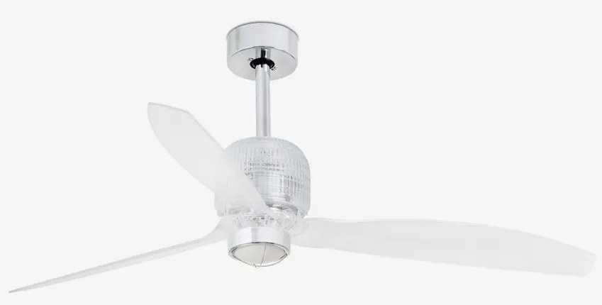 Lustra cu Ventilator si telecomanda DECO FAN M transparent