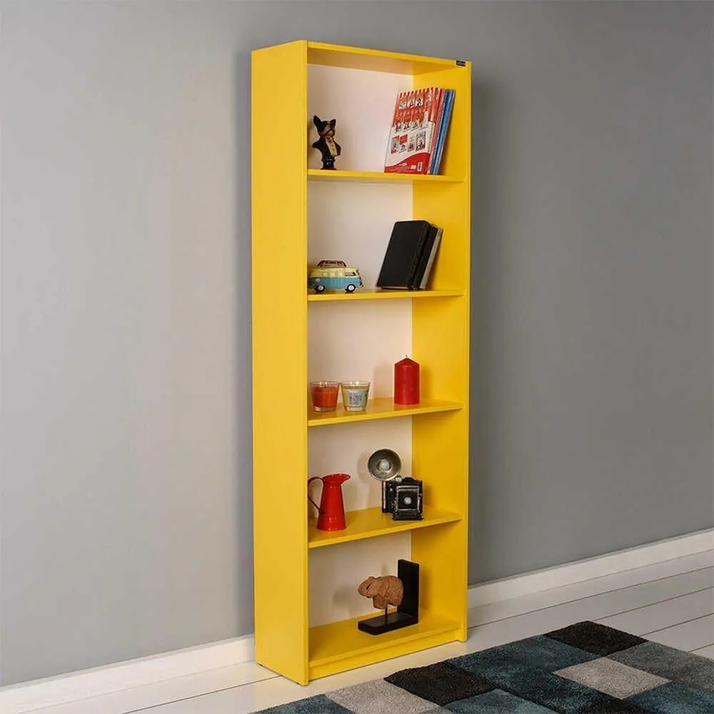 Biblioteca Adore Modern, 5 rafturi, 64x182x26 cm