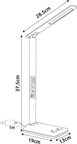 Globo 58484 - Lampă de birou LED tactilă reglabilă DARNELL LED/5W/230V