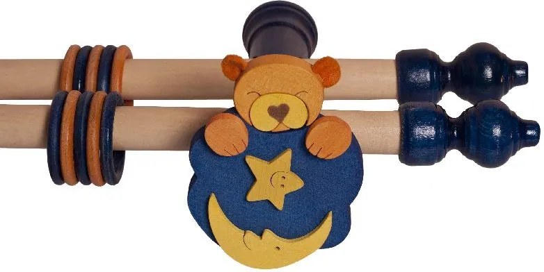 Galerie lemn copii cu jucărie Ursuleţ