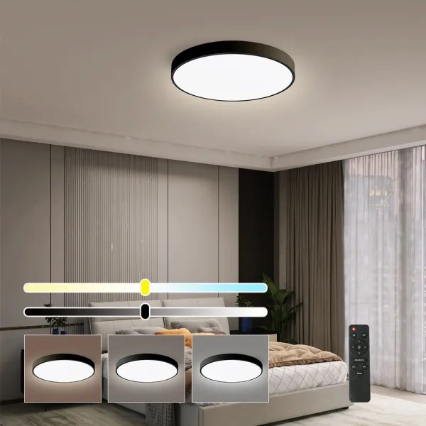 Brilagi-LED Lampă pentru piscină POOL SMART LED, reglabilă în intensitate, 48W, 230V, 40 cm, Wi‑Fi Tuya + telecomandă, negru