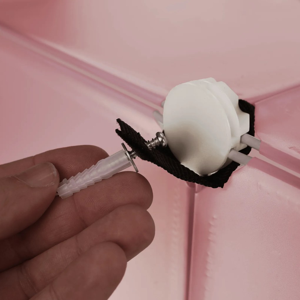 Dulap modular pentru copii, roz  model copii, NURMI