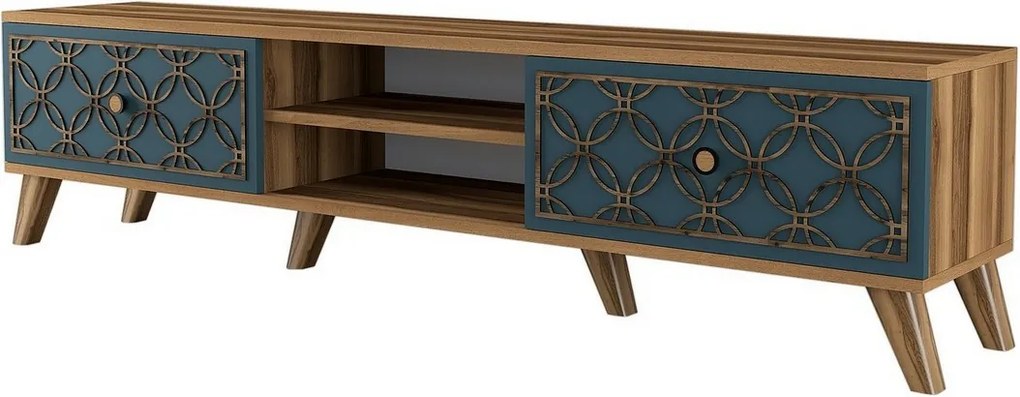 Măsuță TV Class Walnut and Chalcedony