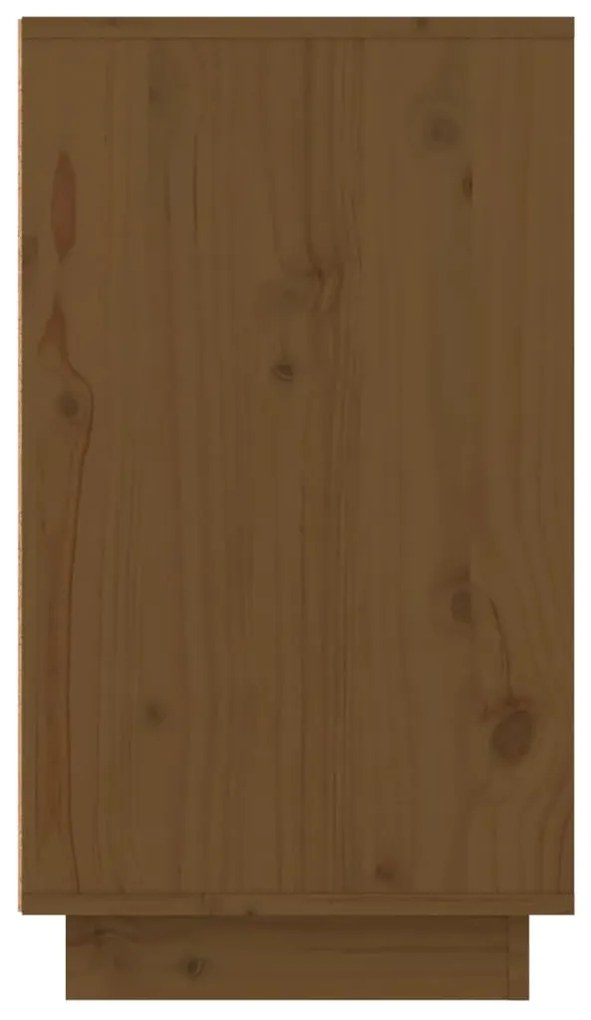 Pantofar, maro miere, 110x34x61 cm, lemn masiv de pin
