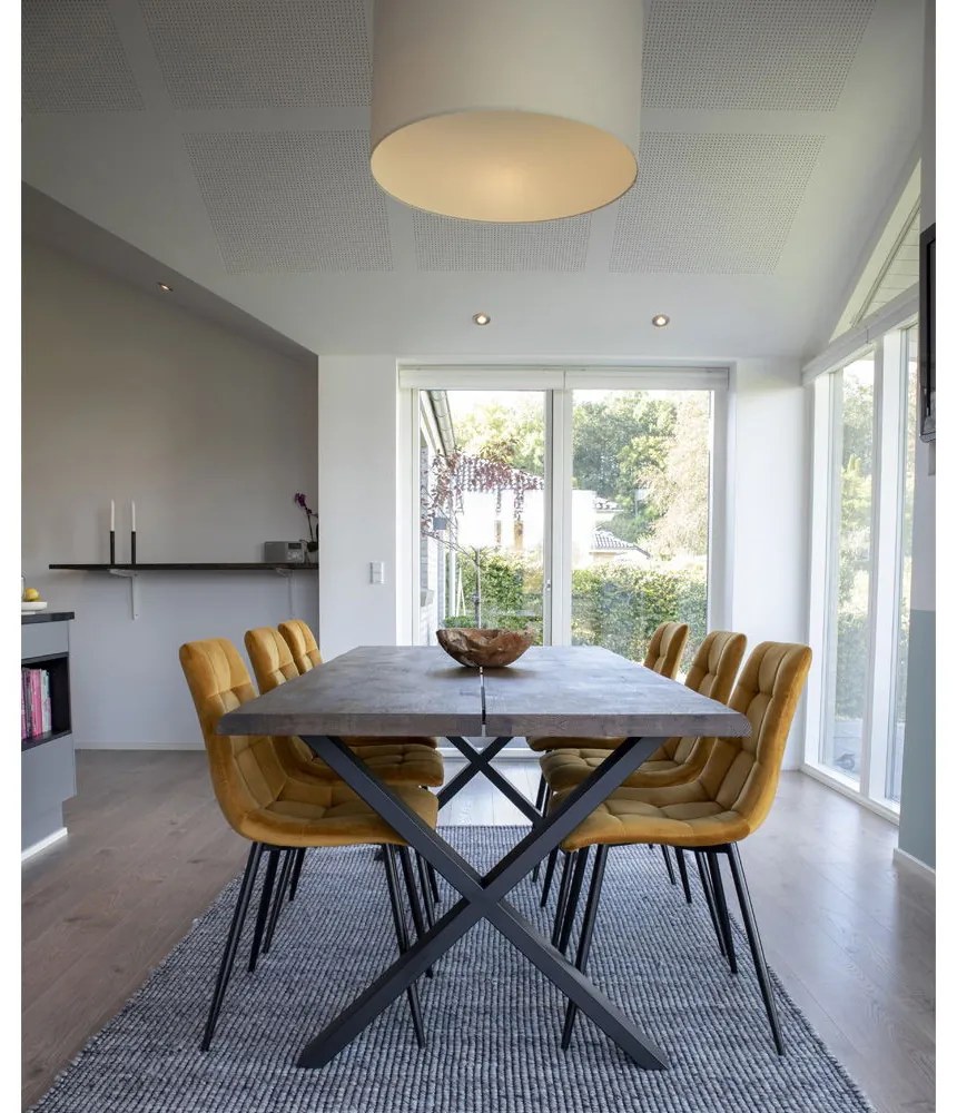 Middelfart scaun de luat masa mustar galben