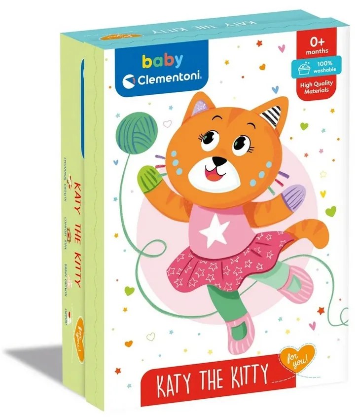 Clementoni Clemmy baby - Prima mea pisică de plușîn cutie cadou