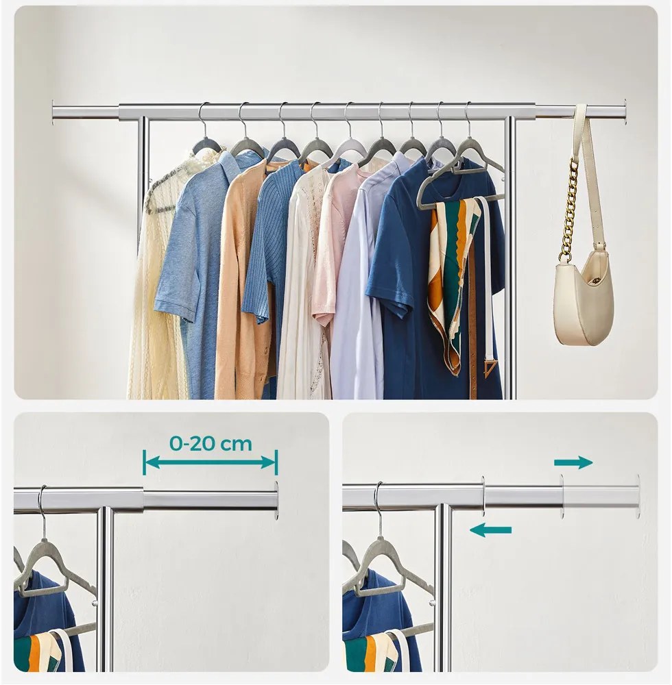 Suport de haine pe roți