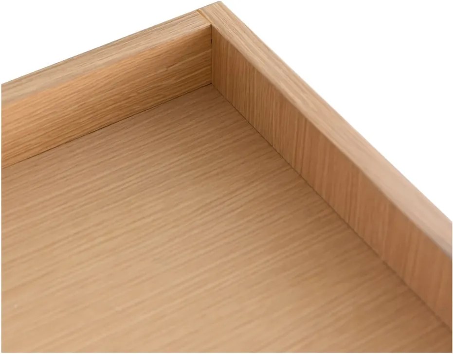 Comodă cu 3 sertare din lemn de stejar Hübsch Hege, natural