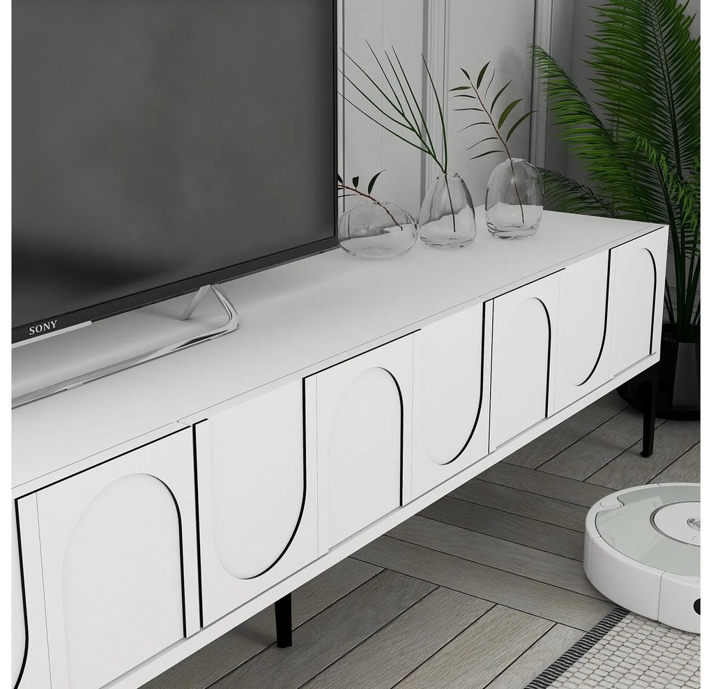 Mobilier living Bipemu 4 (alb + negru) . 1095711
