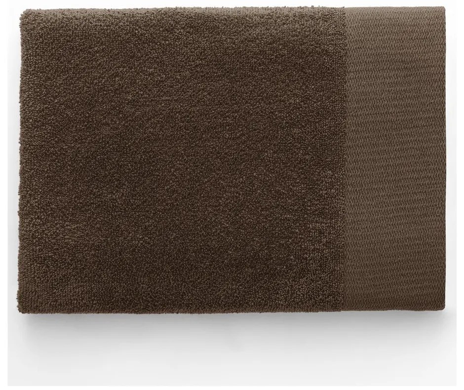 Prosop maro din bumbac din frotir 50x100 cm Amari – Restilo