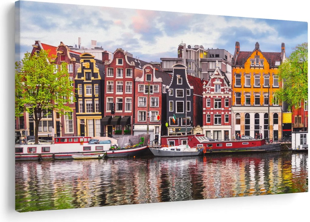 Tablou - Amsterdam, case de dans (90x60 cm)