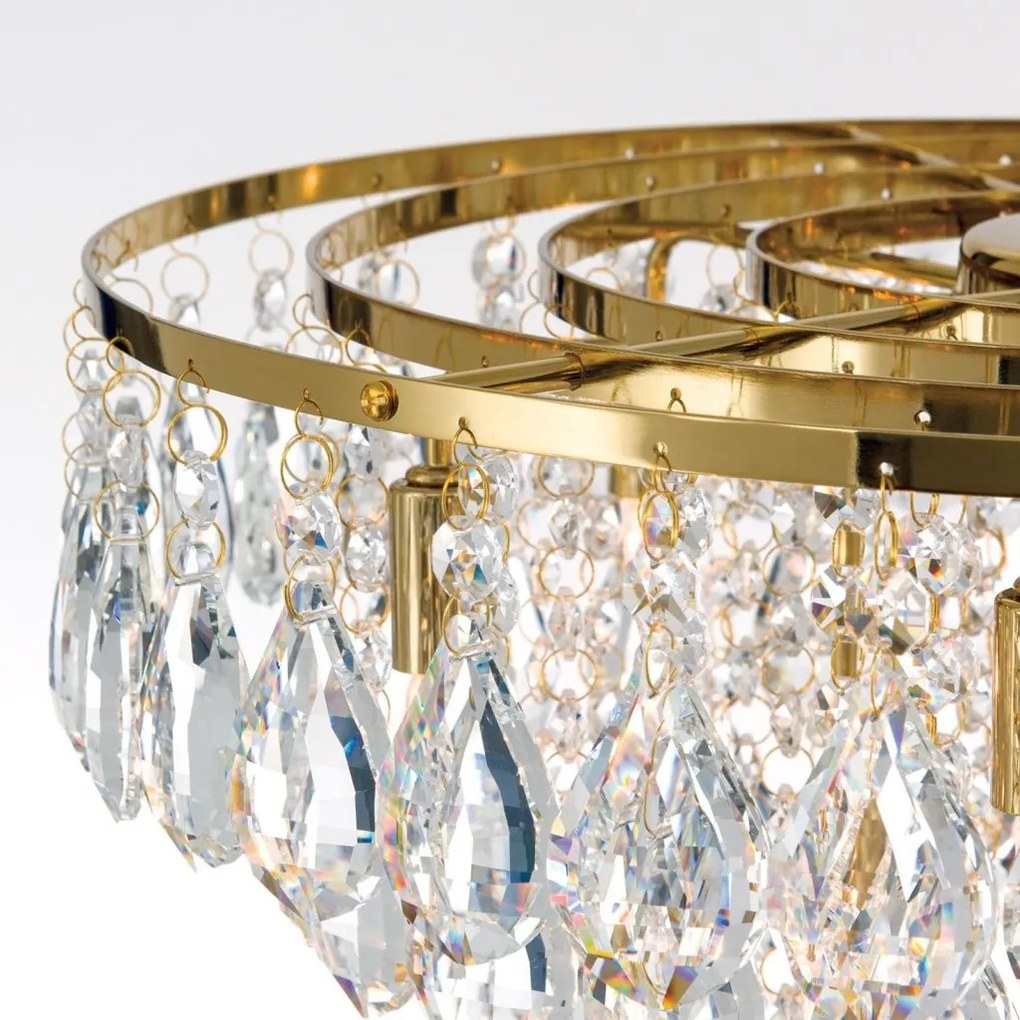 Lustra suspendata cristal K9 design elegant CELESTE D-45 auriu