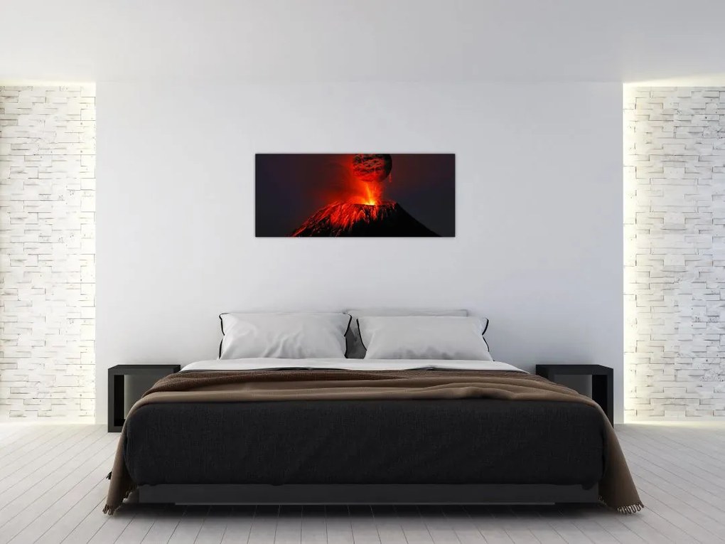 Tablou cu vulcan (120x50 cm)