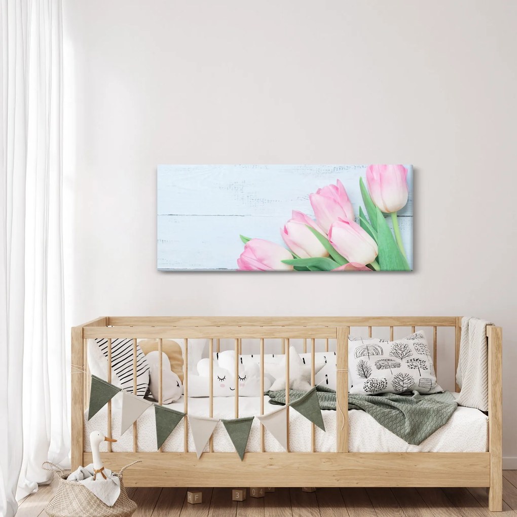 Tablou - Buchet de lalele (120x50 cm)