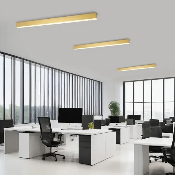 Brilagi - Lampă de tavan LED dimabilă SLEEKLINE LED/40W/230V Wi-Fi Tuya aurie + telecomandă