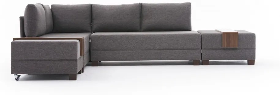 Coltar Extensibil Fly Corner Sofa Bed Left, Gri