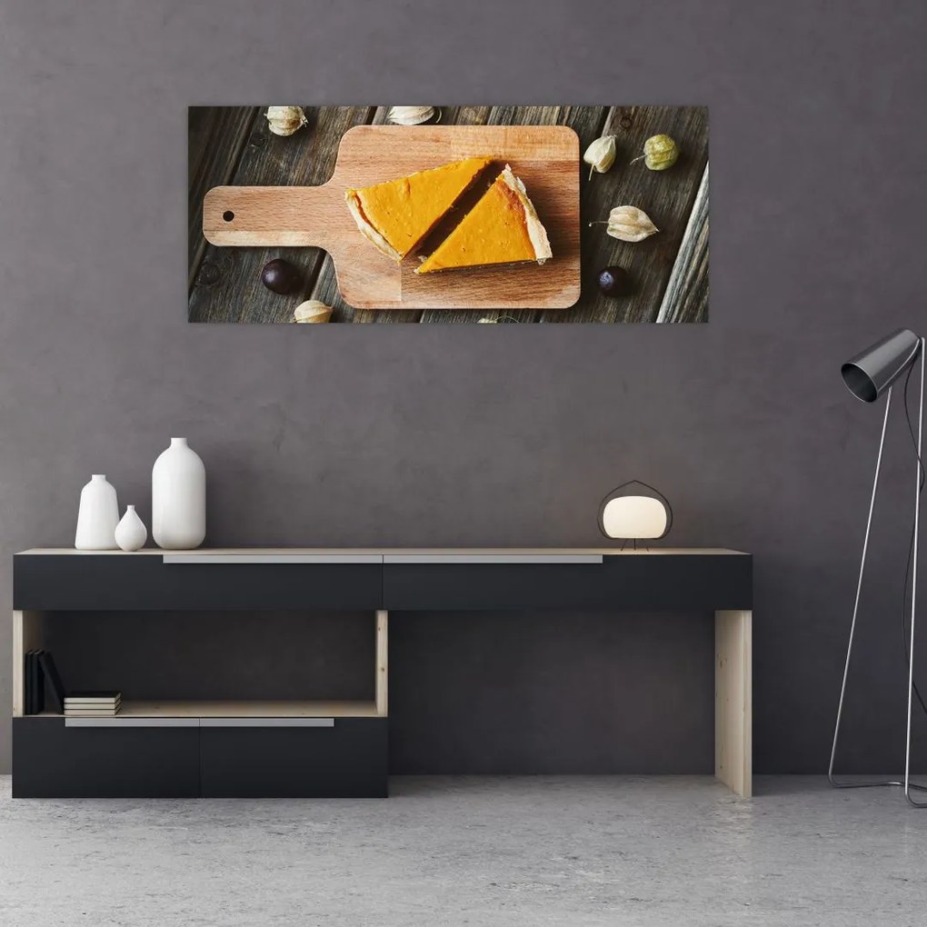 Tablou -Prăjitură cu dovleac (120x50 cm)