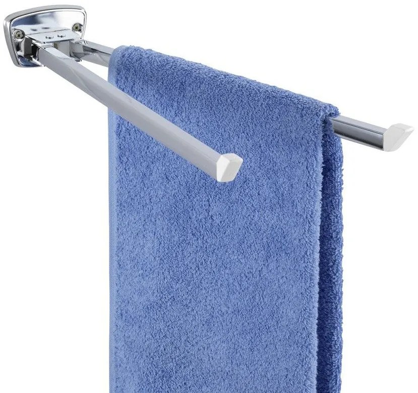 Suport dublu pentru prosoape BASIC - oțel inoxidabil, WENKO