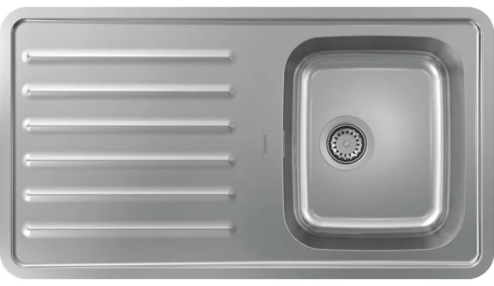 Chiuveta bucatarie Hansgrohe S41 inox 91.5x50.5 cm