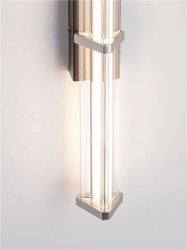 Aplica de perete LED 2700K PHEME nickel satinat
