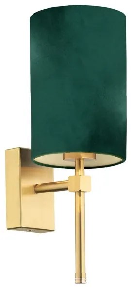 Lampă de masă ABRUZZO 1xE14/7W/230V alamă/verde Argon 8109