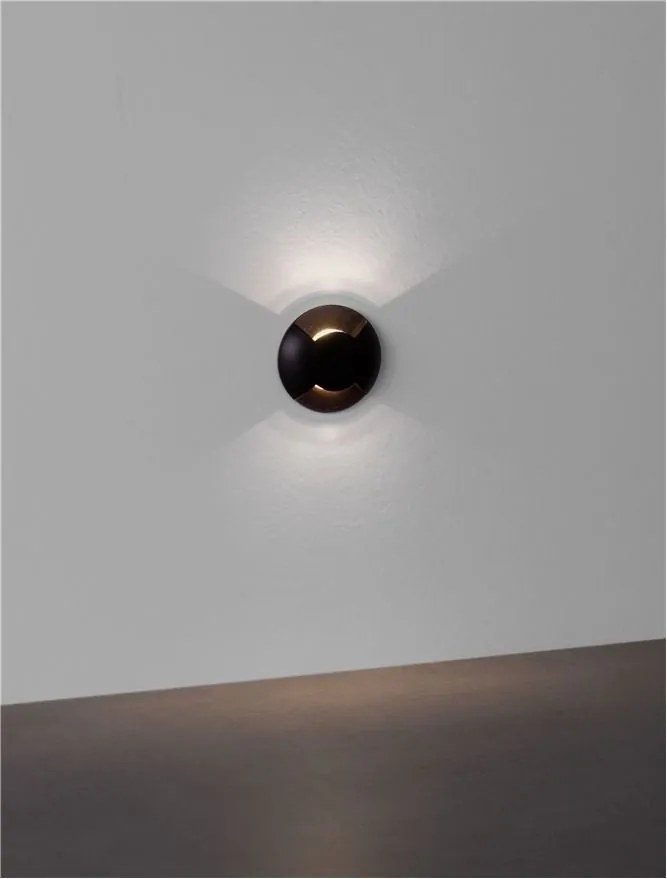 Spot LED incastrat iluminat exterior ambiental IP67 ERIS negru
