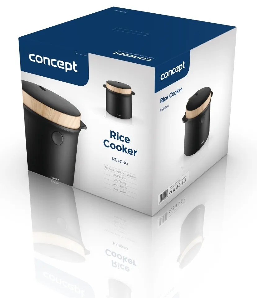 Aparat de gătit orez Concept RE4040, negru