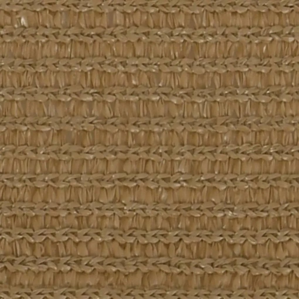 Pânză parasolar, gri taupe, 5x5 m, hdpe, 160 g/m²