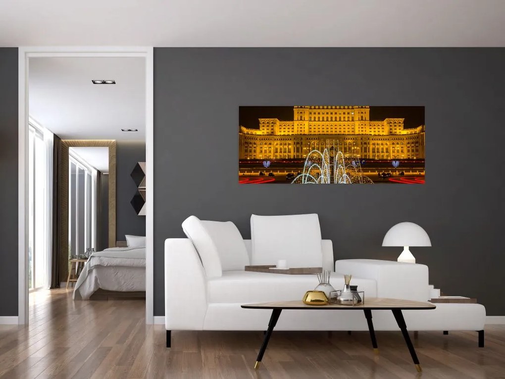 Tablou - Palatul Parlamentului, București, România (120x50 cm)