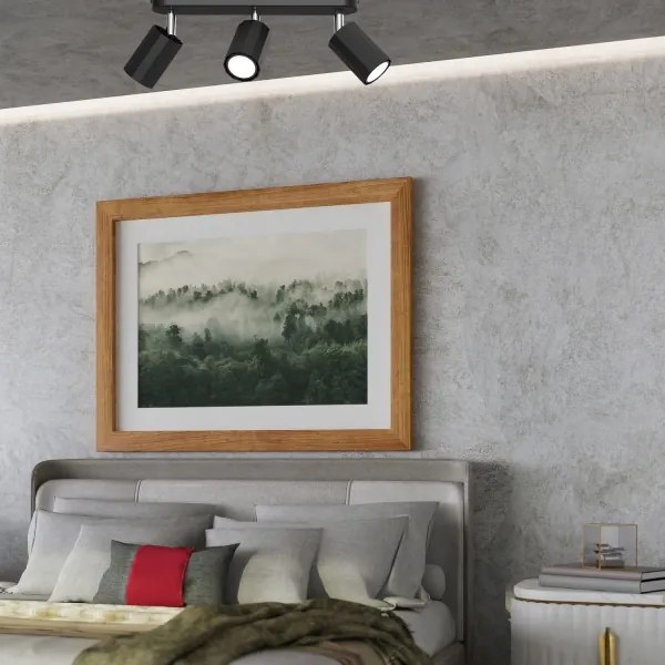 Spot BELLO 3xGU10/8W/230V negru