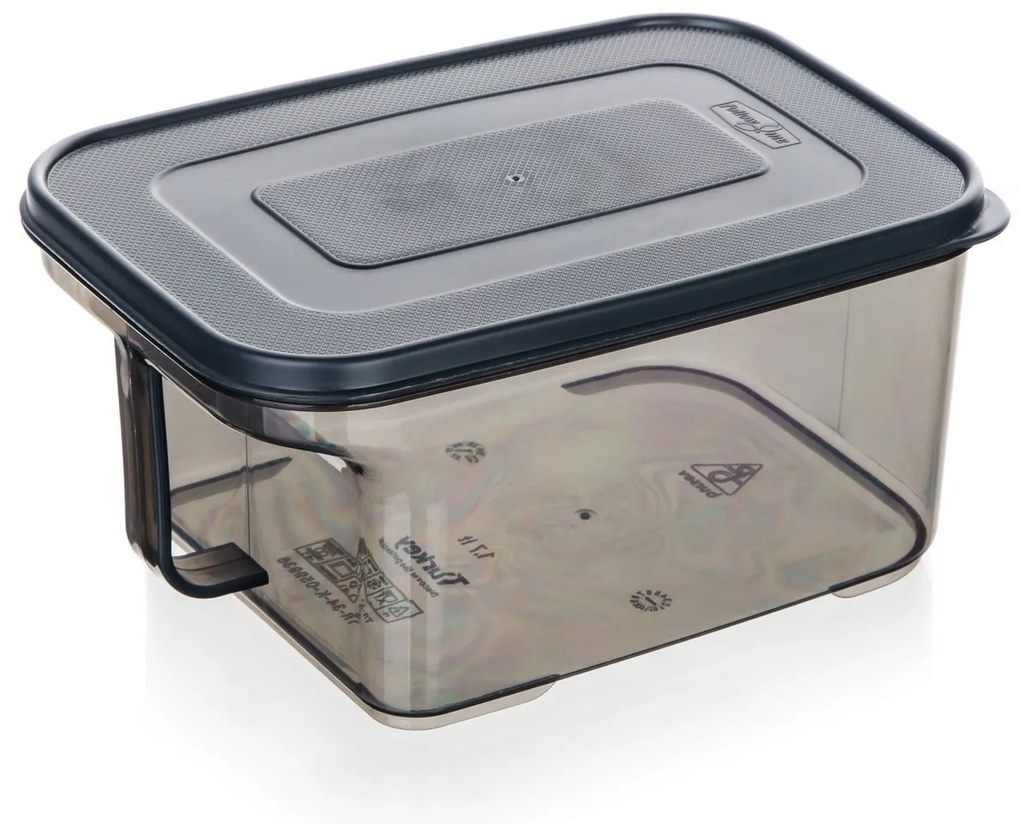 Banquet Cutie de depozitare cu mâner ZOYA 1,7 l,fumurie, 1,7 l