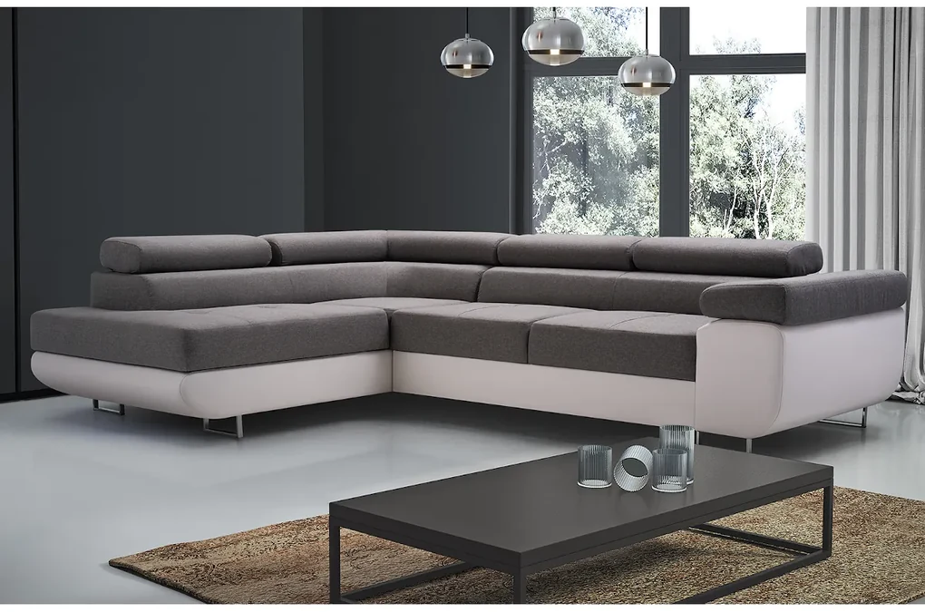 Expedo Coltar extensibil ALFA, 273x70/85x203, sioux 1115/lux 23, colt pe dreapta