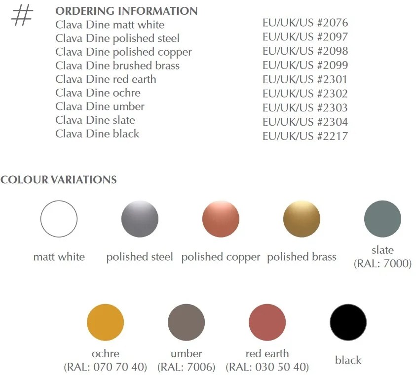 Abajur metalic design retro Clava Dine - slate 2304 VTC