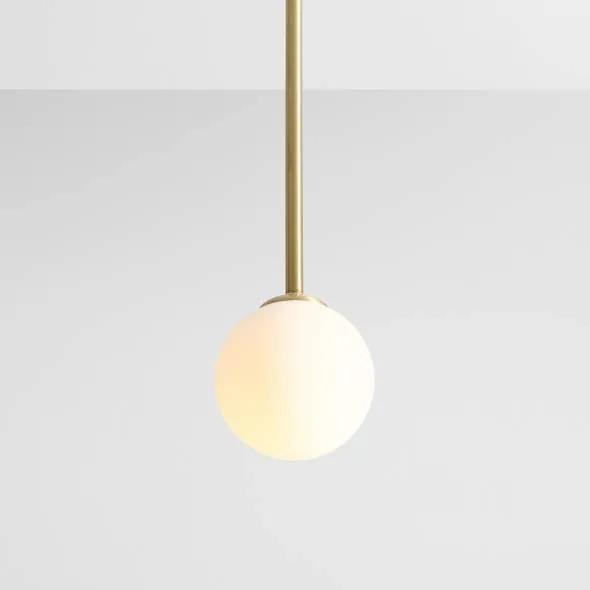 Plafoniera moderna alama minimalista cu glob de sticla Pinne M
