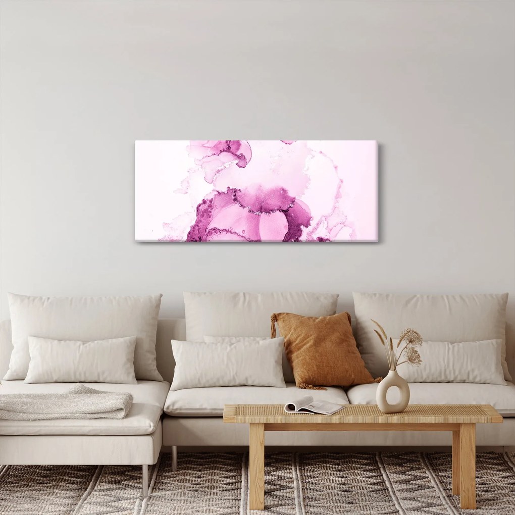 Tablou - Decor roz (120x50 cm)