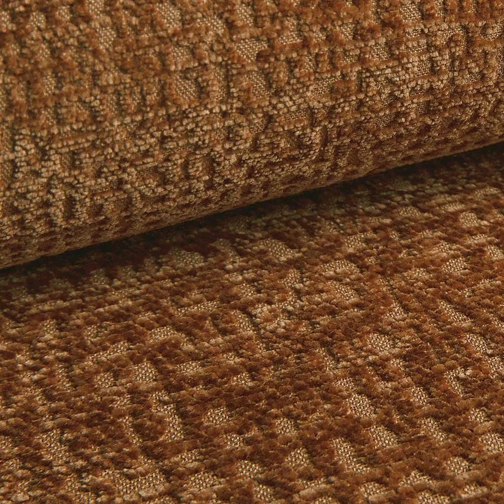 Canapea portocalie extensibilă/cu spațiu de depozitare 238 cm Kalena – Makamii