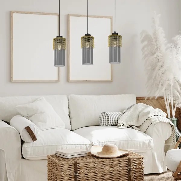 Lustră pe cablu GLAM 3xE27/60W/230V