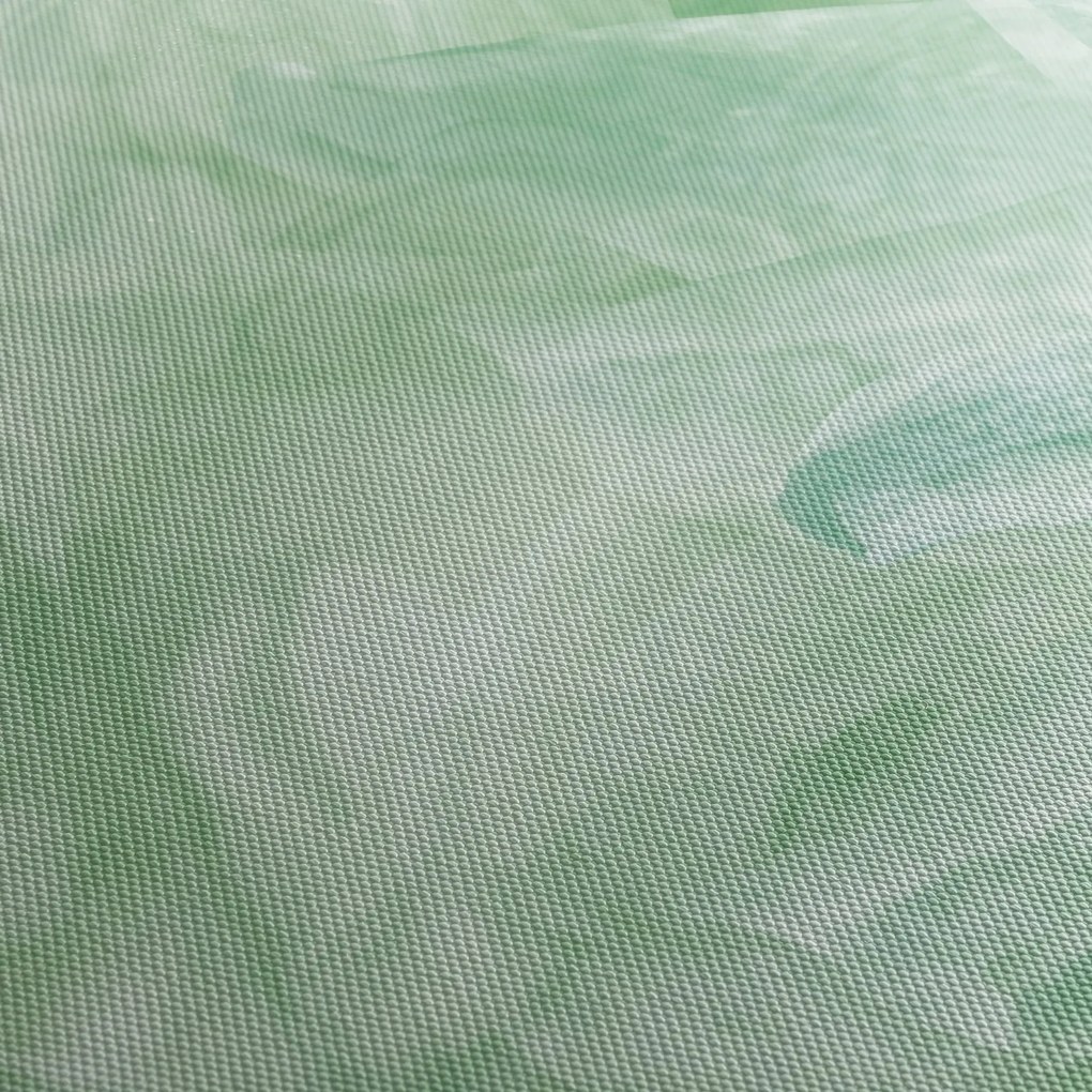 Tablou - Floare verde (120x50 cm)