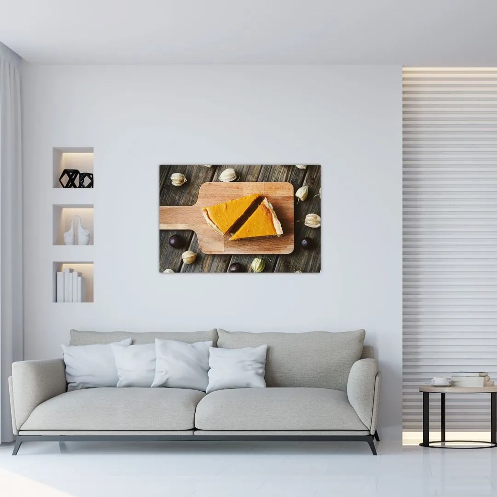 Tablou -Prăjitură cu dovleac (90x60 cm)