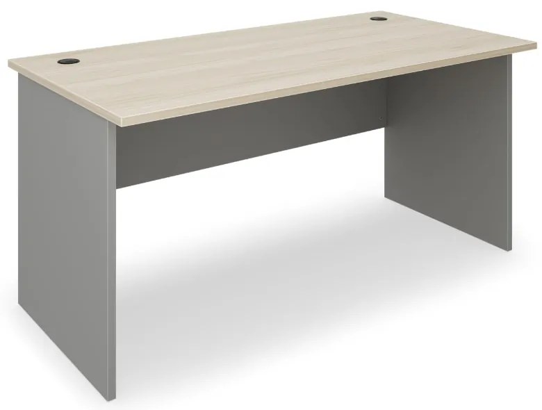 Masa SimpleOffice 160 x 80 cm, stejar deschis / gri