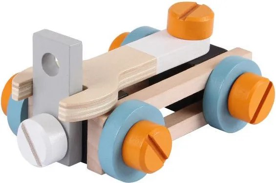 Mini masă de scule din lemn pentru copii 52 de bucăți