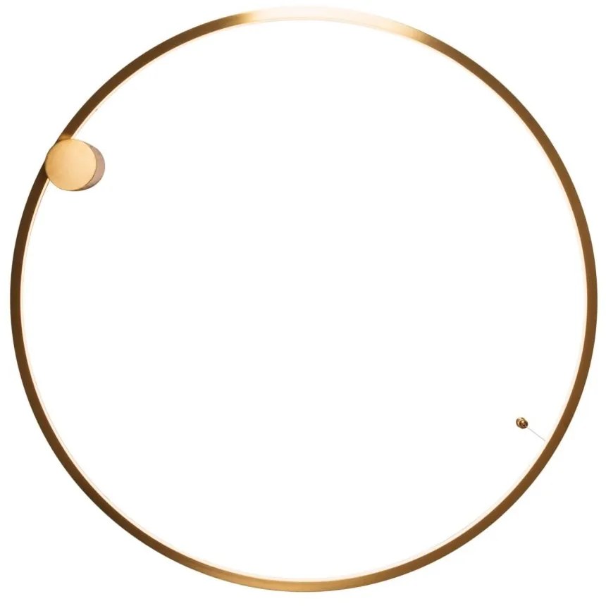Lustra LED aplicata design circular Queen 80cm