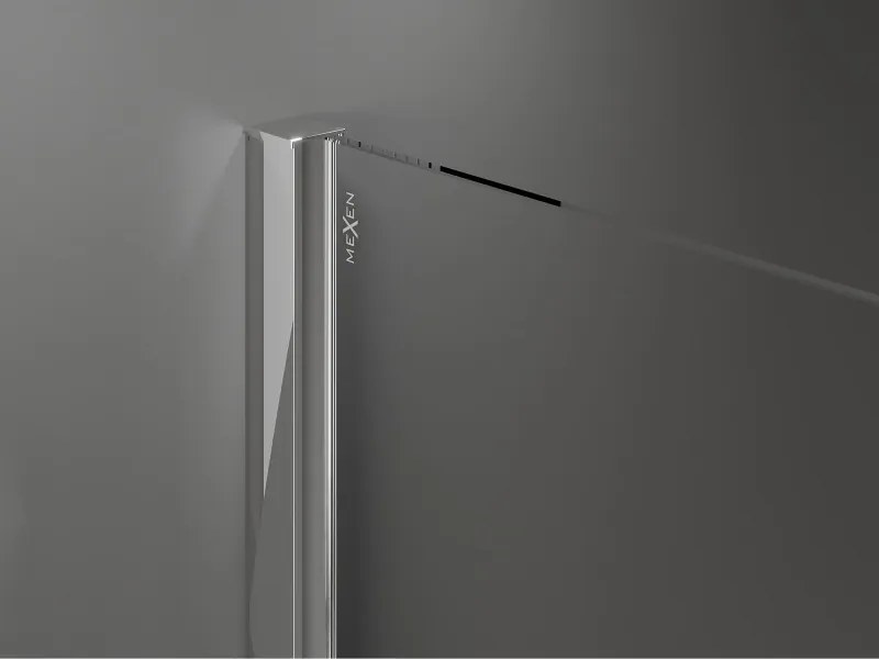 Mexen Velar Duo cabină de duș glisantă 90 x 80 cm, transparent, crom - 871-090-080-02-01