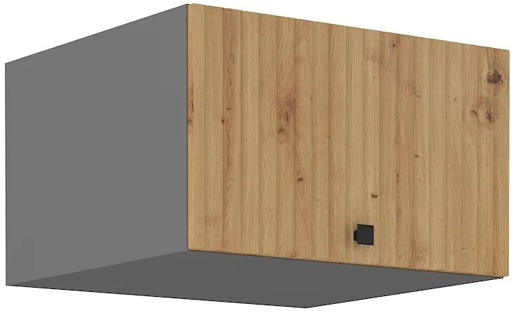 Dulap superior de bucătărie Avantoe 60 NAGU 36 1F (Stejar artisan + Antracit). 1049636