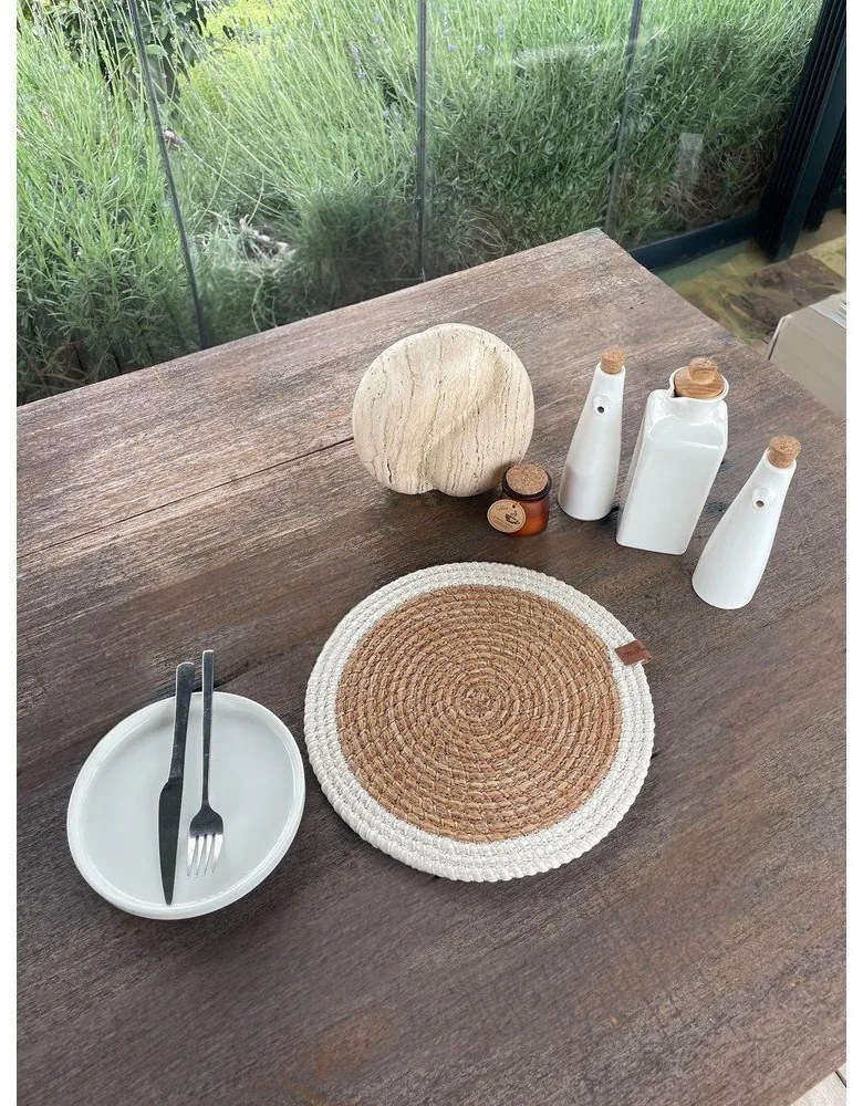 Suport pentru farfurii din iută ø 33 cm Wicker – Mila Home Luxury