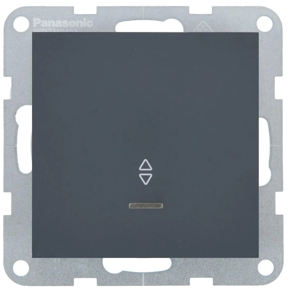 Intrerupator cap scara cu led 10A, IP20, Night, Panasonic Karre Plus 55 Soft Touch