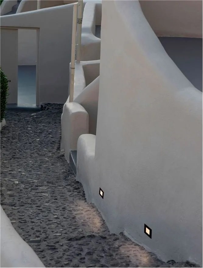 Spot LED incastrabil exterior, ambiental, IP65, RUDY negru