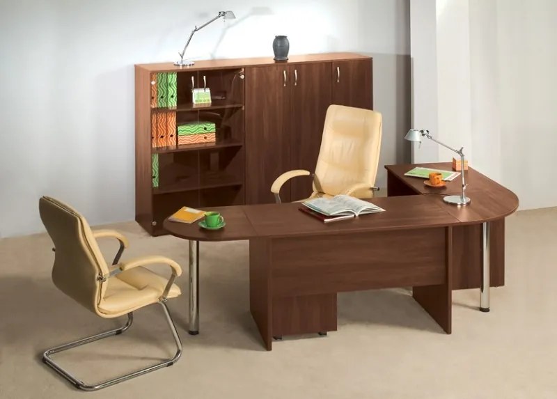 Set mobilier de birou Impress 9, arțar