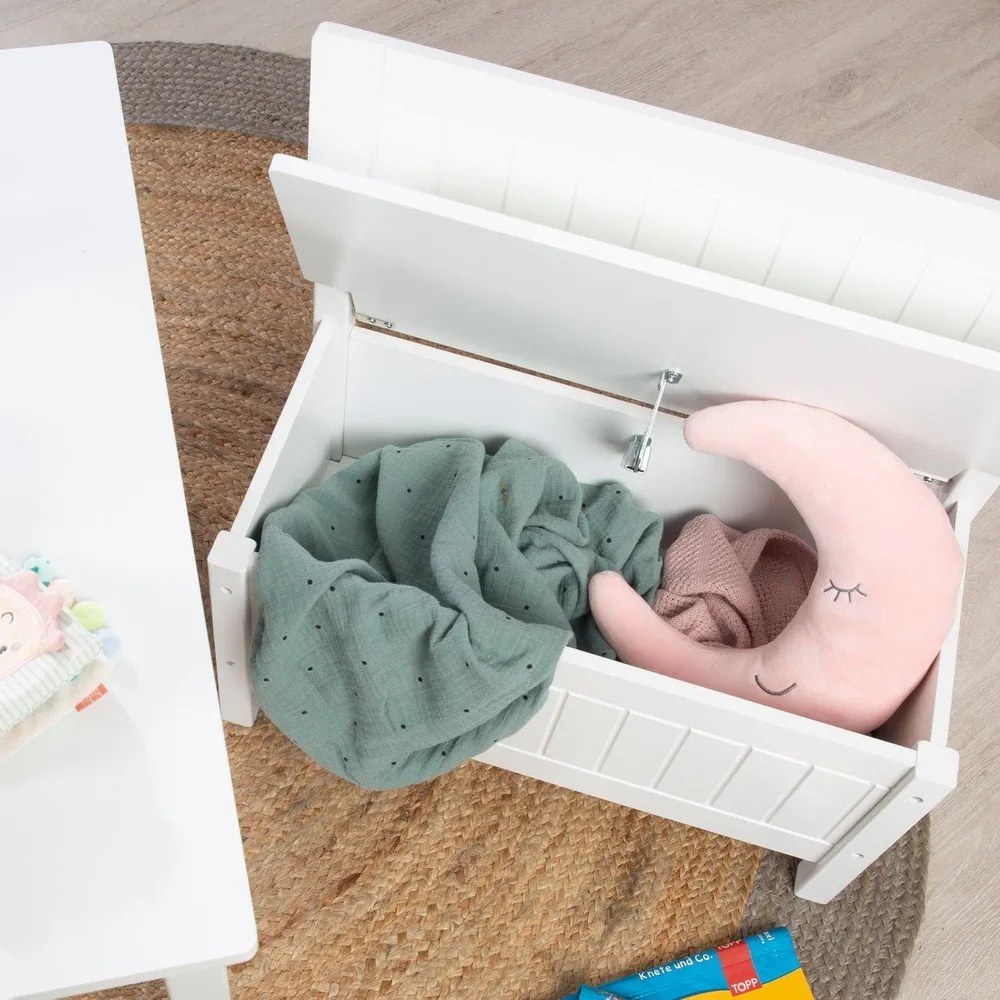 Bancă de copii albă – Roba